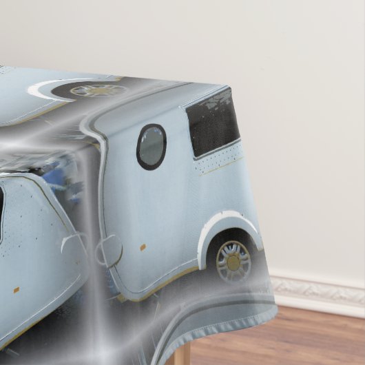 ヴィンテージクラシックトレーラーキャラバンサンダー_コーブ テーブルクロス (インサイチュ)