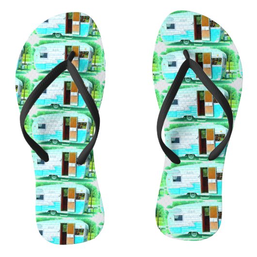 ヴィンテージクラシックトレーラージプシーキャラバン ビーチサンダル (ソール)