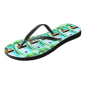 ヴィンテージクラシックトレーラージプシーキャラバン ビーチサンダル (アングル)