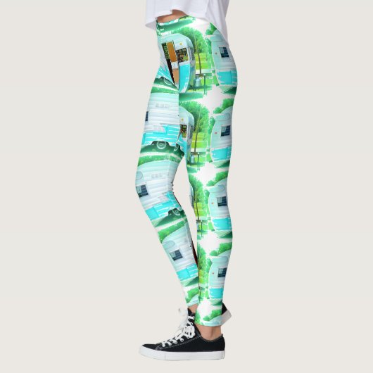 ヴィンテージクラシックトレーラージプシーキャラバン レギンス (左)