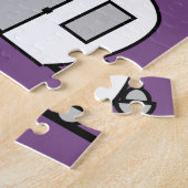 ヴィンテージクラシックトレーラー丸キャラバン ジグソーパズル (側面)