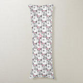 ヴィンテージクラシックトレーラー丸キャラバン ボディピロー (正面縦)