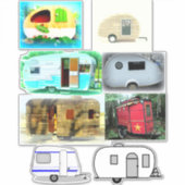 ヴィンテージクラシックトレーラーcaravan Thunder_Cove シール (正面)