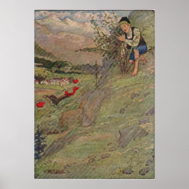 ヴィンテージクラシックハイジオブザアルプス ポスター