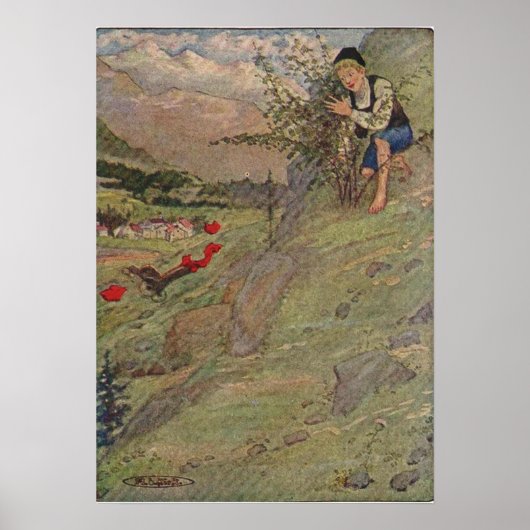 ヴィンテージクラシックハイジオブザアルプス ポスター (正面)