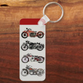 ヴィンテージクラシックバイク用キーチェーン キーホルダー (裏面)
