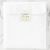 ヴィンテージクラシックバプテスマありがとう スクエアシール (バッグ)