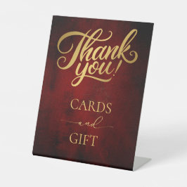 ヴィンテージクラシックパーチメント、ウェディングカード&ギフト 台座サイン