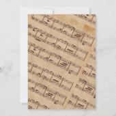 ヴィンテージクラシックピアノ 招待状 (裏面)