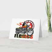 ヴィンテージクラシックフレー絵を描ムジョブバイク カード (正面)