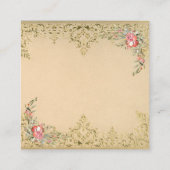 ヴィンテージクラシックフローラキンセアニラ登録 エンクロージャーカード (裏面)