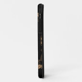 ヴィンテージクラシックフローラパーソナライズされたモノグラム名 Case-Mate iPhoneケース (裏面/左)