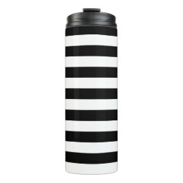 ヴィンテージクラシックブラック&ホワイトストライプ タンブラー