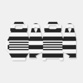 ヴィンテージクラシックブラック&ホワイトストライプ フェイバーボックス (折り畳みなし)