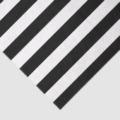 ヴィンテージクラシックブラック&ホワイトストライプ 薄葉紙 (詳細)