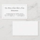 ヴィンテージクラシックプロフェッショナル名刺 名刺 (正面/裏面)