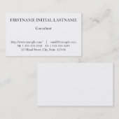 ヴィンテージクラシックプロフェッショナル名刺 名刺 (正面/裏面)