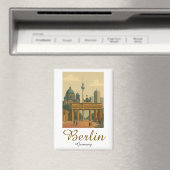 ヴィンテージクラシックベルリンドイツランドマーク マグネット (インサイチュ (食洗機))