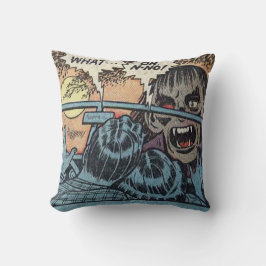 ヴィンテージクラシックホラー漫画 クッション