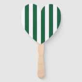 ヴィンテージクラシックボトルグリーン&ホワイトストライプズ ハンドファン (裏面)