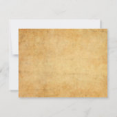 ヴィンテージクラシックルックテンプレート書道スクリプト ノートカード (裏面)