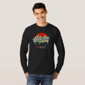 ヴィンテージクラシックレトロアロハハワイ Tシャツ (正面フル)