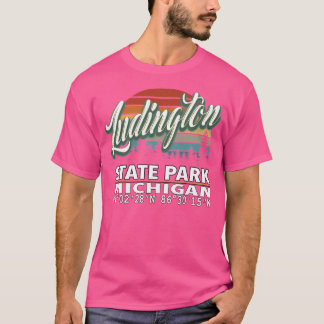 ヴィンテージクラシックレトロカラールディントン州パークW Tシャツ
