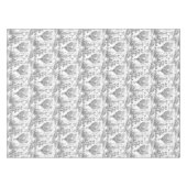 ヴィンテージクラシックロ素朴スターグレーフローラトワール テーブルクロス (正面(横))