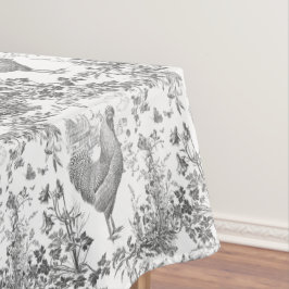 ヴィンテージクラシックロ素朴スターグレーフローラトワール テーブルクロス