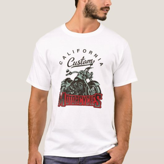 ヴィンテージクラシック二輪車 Tシャツ (正面)