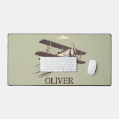 ヴィンテージクラシック二面スケッチパーソナライズされた デスクマット (キーボード&マウス)