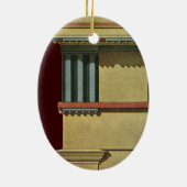 ヴィンテージクラシック建築、テンプルエンタブラチュア セラミックオーナメント (裏面)