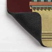 ヴィンテージクラシック建築、テンプルエンタブラチュア マウスパッド (コーナー)