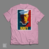 ヴィンテージクラシック愛国米国海軍セーラーオスT-Sh Tシャツ