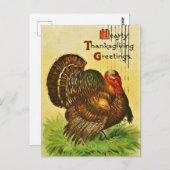 ヴィンテージクラシック感謝用葉書 ポストカード (正面/裏面)