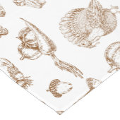 ヴィンテージクラシック感謝祭ミニマ素朴リスト ショートテーブルランナー (コーナー)