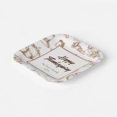 ヴィンテージクラシック感謝祭ミニマ素朴リスト ペーパープレート (傾斜あり)