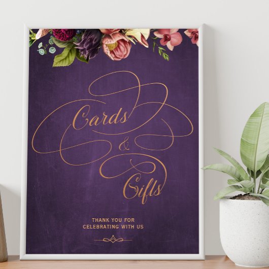 ヴィンテージクラシック書道カードとギフトサイン ポスター