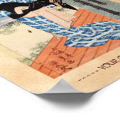 ヴィンテージクラシック浮世絵芸者歌川 ポスター (角)