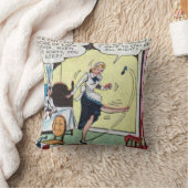 ヴィンテージクラシック漫画 クッション (ブランケット)