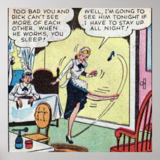 ヴィンテージクラシック漫画 ポスター