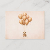 ヴィンテージクラシック男女兼用おむつラッフル エンクロージャーカード (裏面)