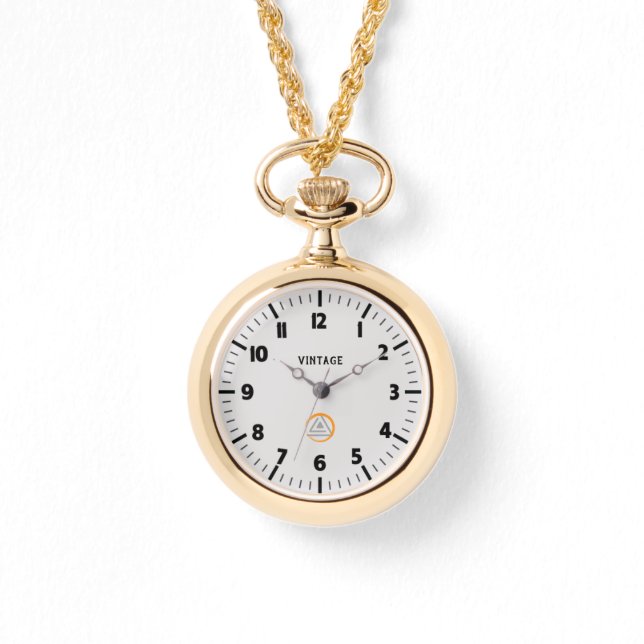 ヴィンテージクラシック白黒 腕時計 (正面)