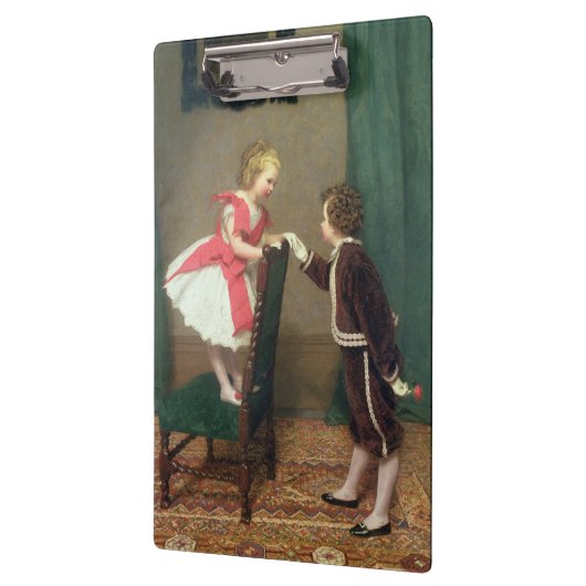 ヴィンテージクラシック絵画の子ビクトリアン供 クリップボード (左)