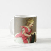 ヴィンテージクラシック絵画の子ビクトリアン供 コーヒーマグカップ (正面左)