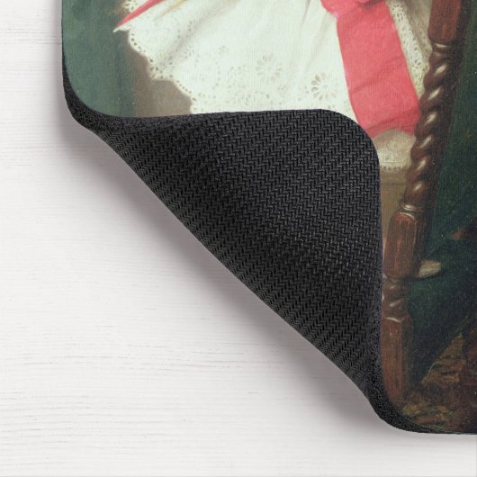 ヴィンテージクラシック絵画の子ビクトリアン供 マウスパッド (コーナー)