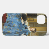 ヴィンテージクラシック絵画ズ・オブ・サッシー・ガールとファン Case-Mate iPhoneケース (裏面 (横))