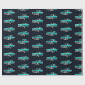 ヴィンテージクラシック自動車 ラッピングペーパー (フラット)
