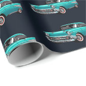 ヴィンテージクラシック自動車 ラッピングペーパー (ロールコーナー)