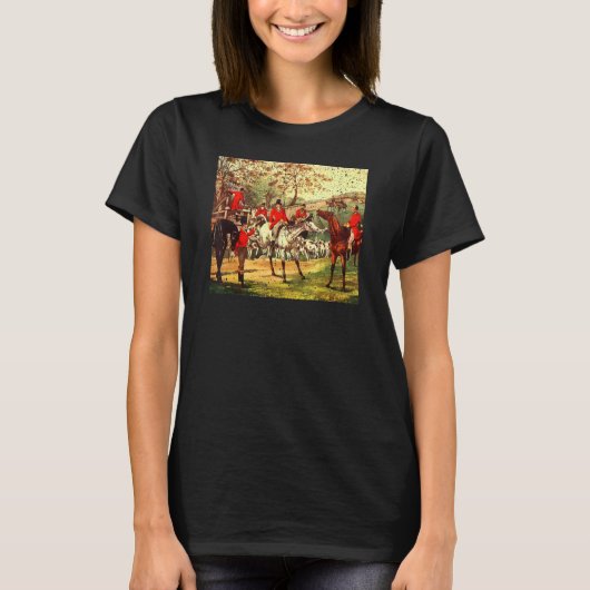 ヴィンテージクラシック英語の狩り,ホール Tシャツ (正面)